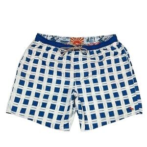 Ted Baker “ The World’s Your Lobster”  Swim Trunks Squares Lobster Lined size 7